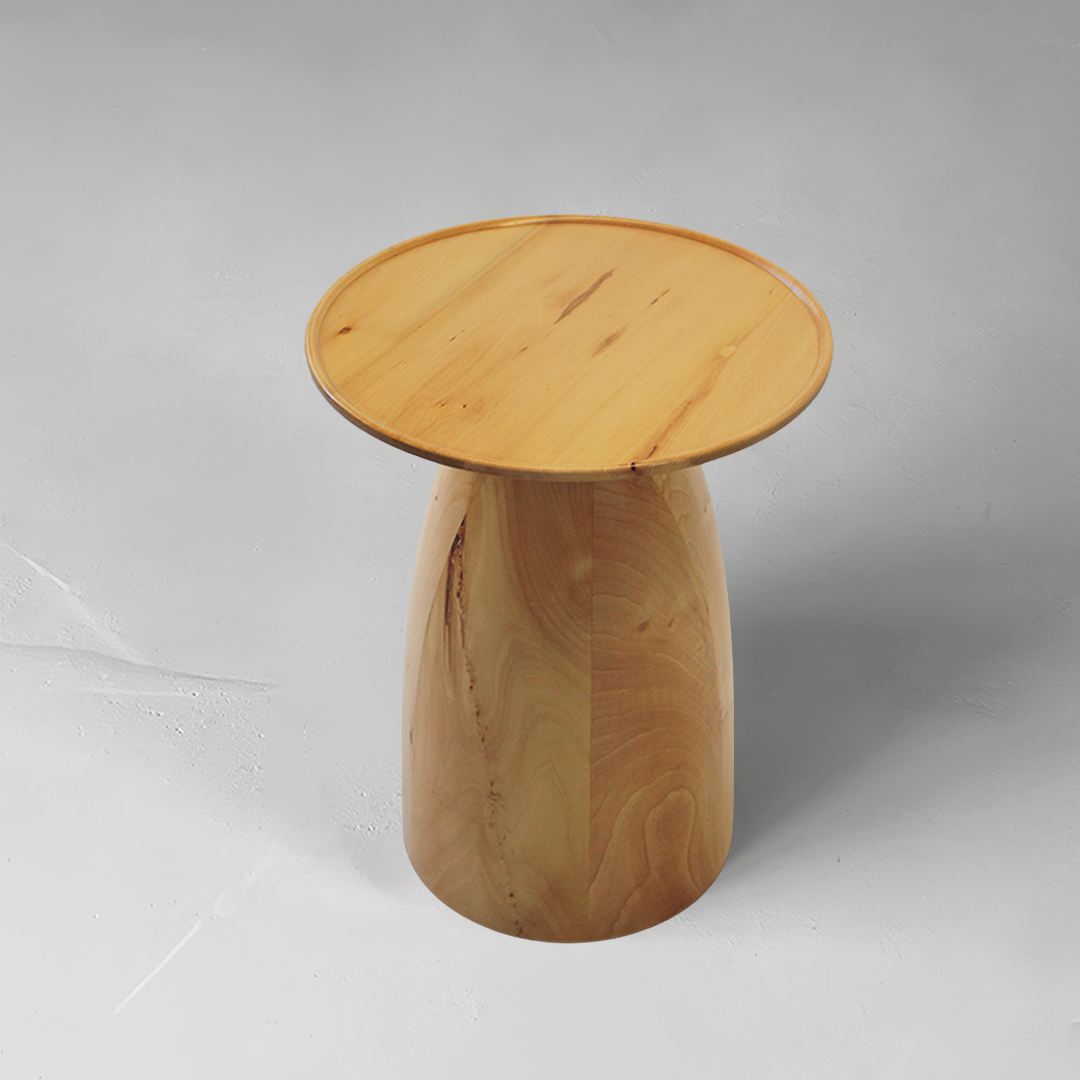 Dome Yan Sehpa Natürel