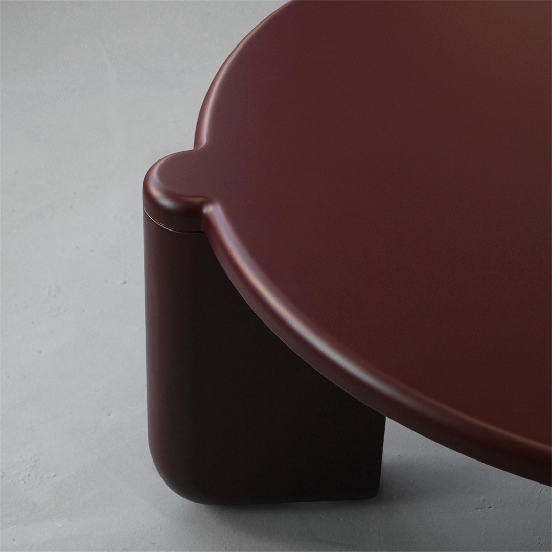 Halo Orta Sehpa Bordo