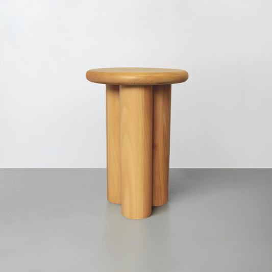 Pole Yan Sehpa Natürel