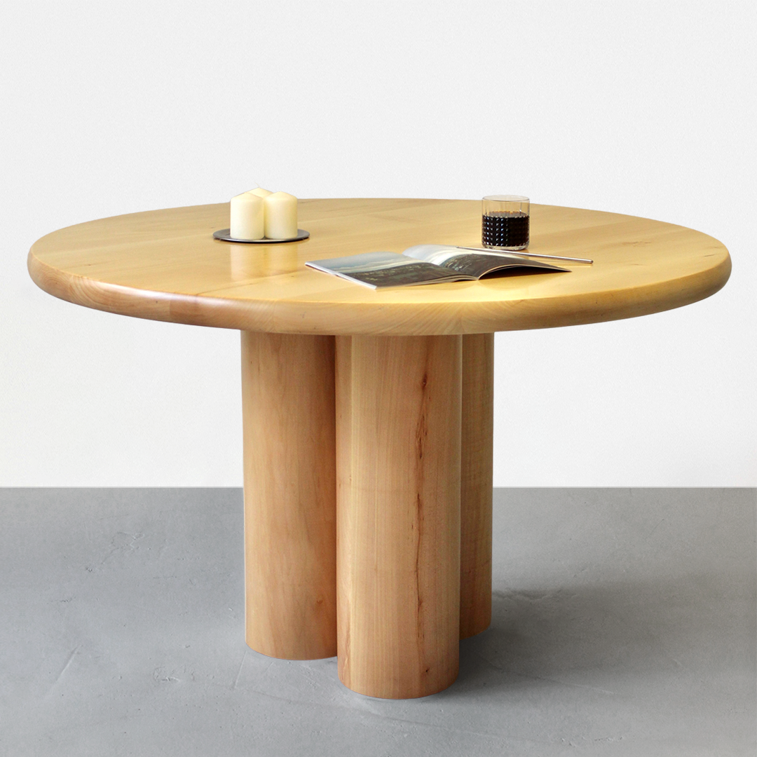 Round Masa Natürel