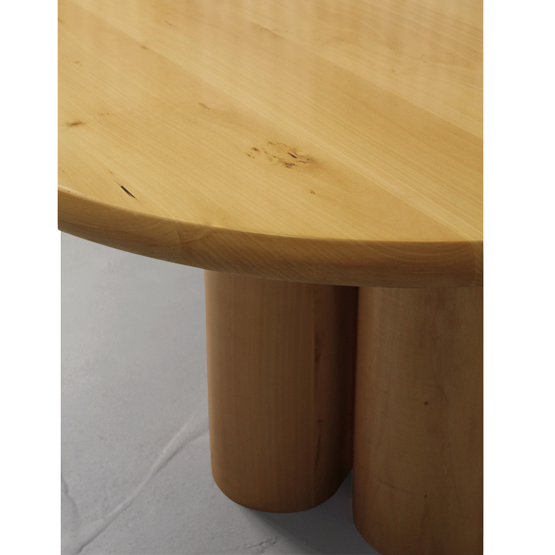 Round Masa Natürel
